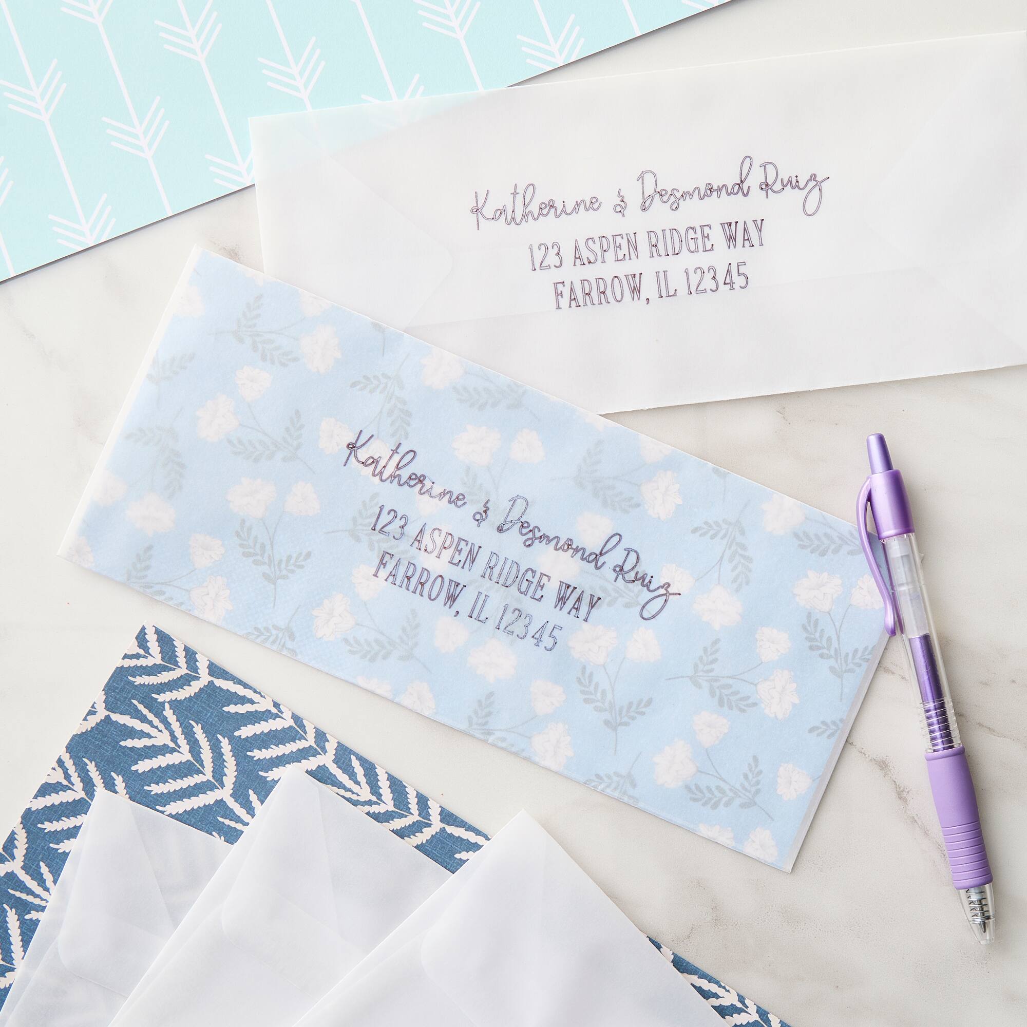 3.75" x 8.75" White Slimline Vellum Envelopes by Recollections™, 10ct.